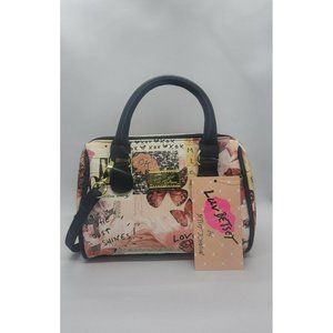Betsey Johnson LBHarley Mini Barrel Purse NEW